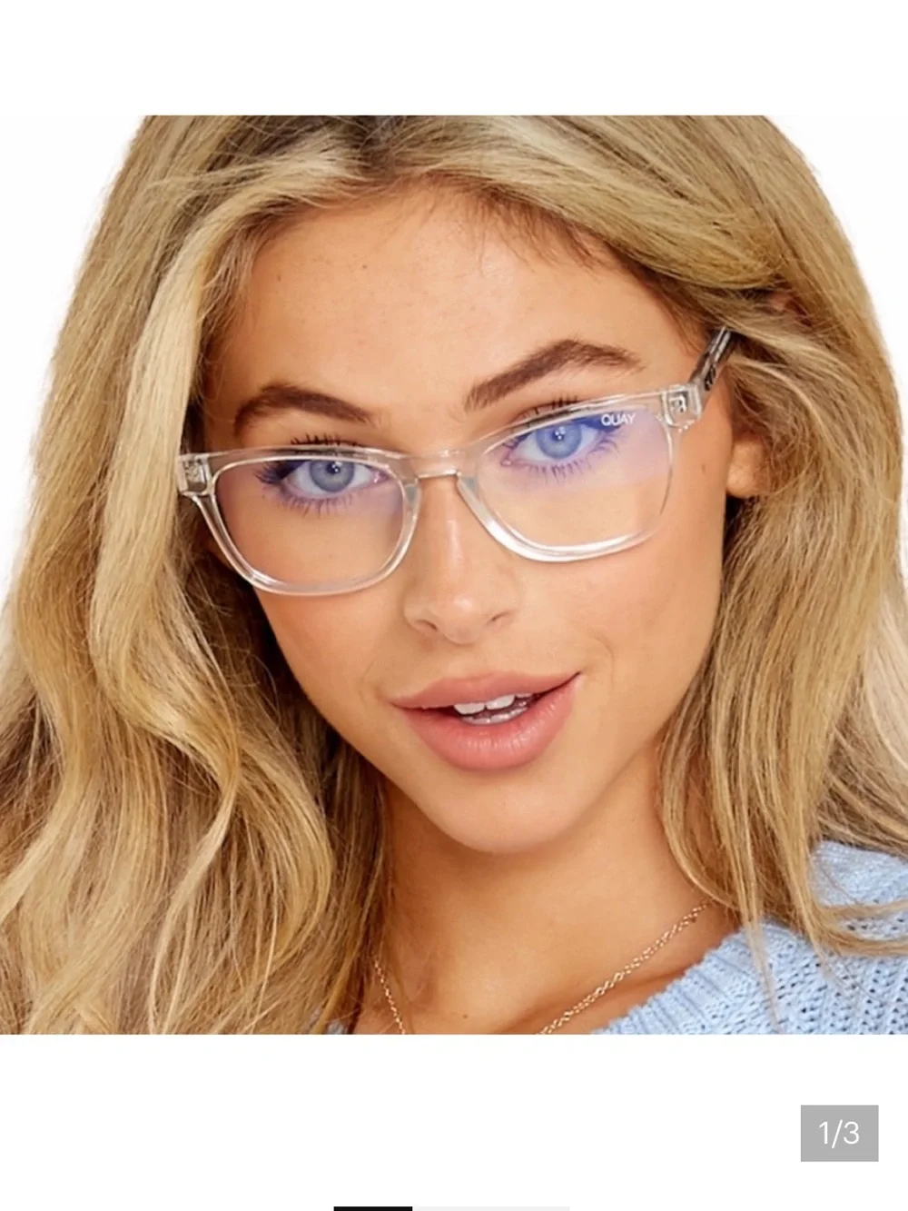 Quay Hardwire mini blue light glasses NEW